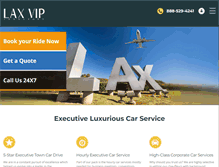 Tablet Screenshot of laxviptransport.com